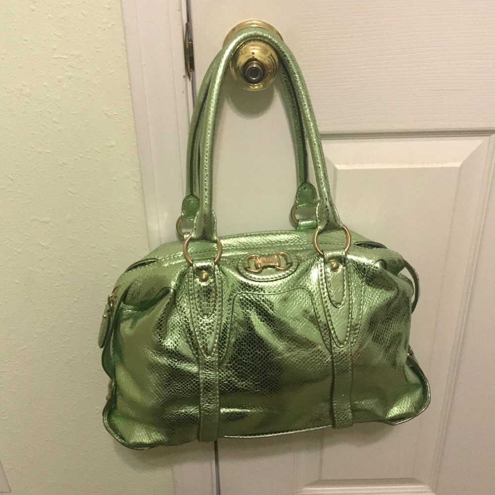 Lime Michael Kors satchel - Picture 1 of 2